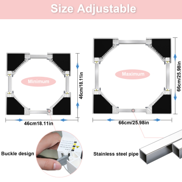 Washer and Dryer Stacking Rack for Space Saving
