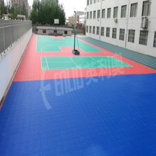 Carrelage de sol pour terrain de tennis en PP à emboîtement extérieur