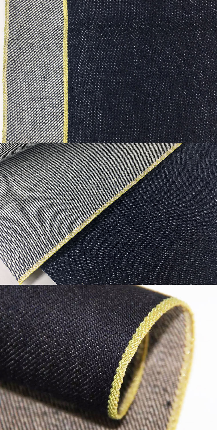 Factory Letout recycled Raw Selvedge Denim Wholesale japanese Jeans Fabric