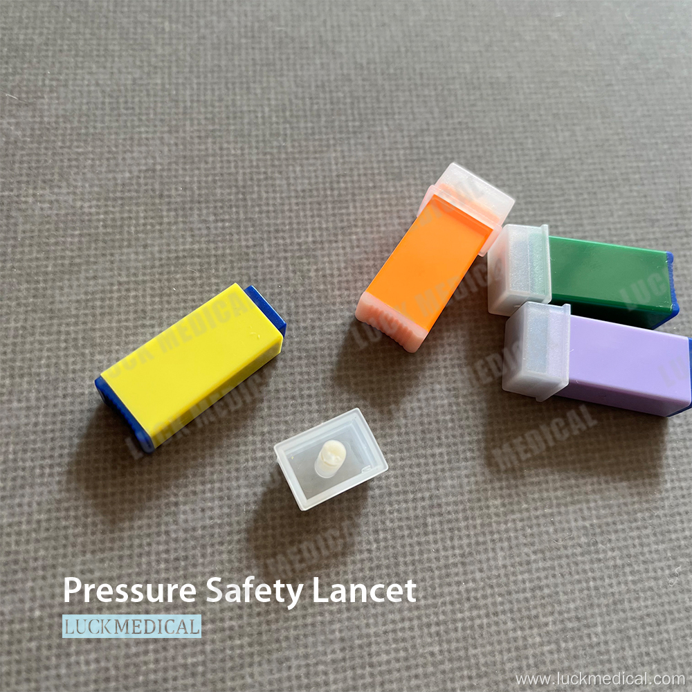 Disposable Pressure Activated Safety Lancets