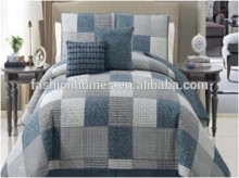 Handmade polyester patchwork printed mircofiber quilts