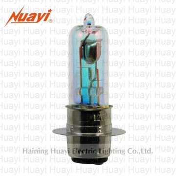 Motorcycle lamp Halogen P15D - 25 - 1, Rainbow blue motor bulb