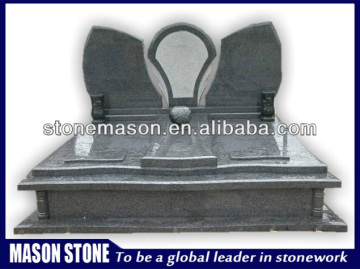 Large granite memorial headstone for engrave