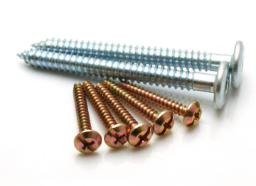 Twin thread wood screws cutting screws