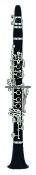 CL-8406W 17 keys ebony clarinet