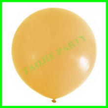 Perfact Round shape 36 inches giant latex balloons-Golden