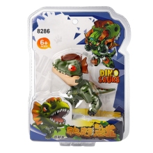 Tyrannosaurus Carnotaurus Raptor Deformation Mecha Dinosaur Toy Children's Educational Building Block Toy