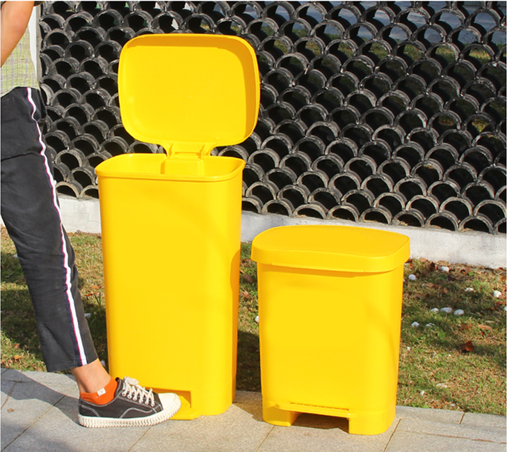 Factory Supply Outdoor Pedal Dustbin Trash can