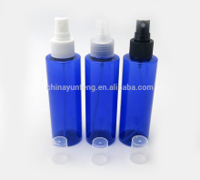 Refillable 150ml blue plastic mist spray bottle for perfume , cosmetic liquid