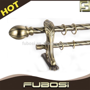 New design curtain rods and rails double curtain rods and rails