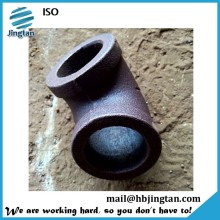 black or galvanized malleable cast iron pipe fittings casting