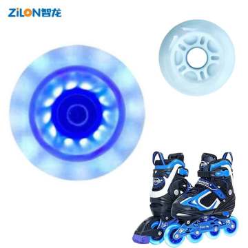 64mm light up inline skate wheels