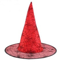 Red grenadine witch hat