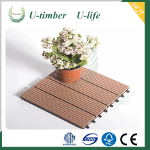 Clear-cut texture wood plastic composite WPC diy material flooring