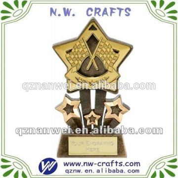 Custom gold motor trophy resin crafts