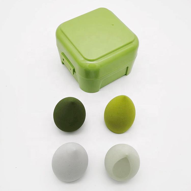 4pcsbox Green Latex Free Cosmetic Sponge Set4 Jpg