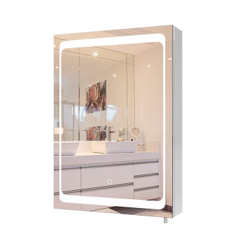 Led bathroom mirror cabinet Touch sensor mirror cabinet