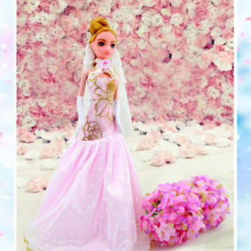 12 inch plastic fashion girl doll