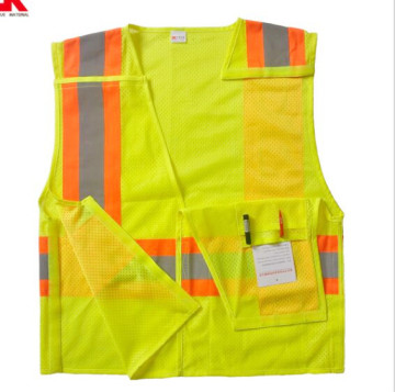 yellow mesh warning clothing