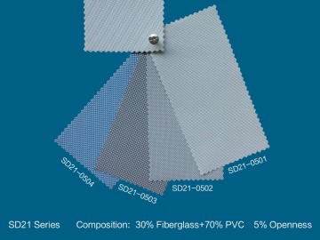 Sunscreen PVC Roller Blind Fabric