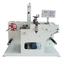 Label Rotary Die Cutting Machine with Turret Rewinder