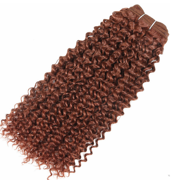 color #33 jerry curl hair weave hot sale virgin brazilian human hair bundles wholesale price remy human hair extension