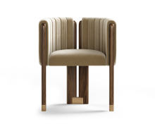 Italian vintage camel velvet fabric single crawford chairs