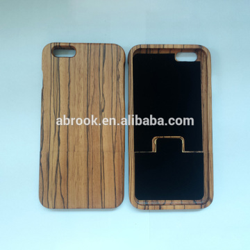 Real Zebra wood phone case for iphone 6