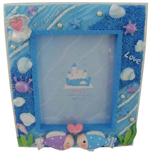 Painted Resin Photo Frame