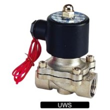 Válvula solenóide de água normalmente fechada série UWS 2/2