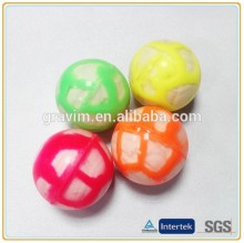 mix white and color big size bouncy ball