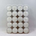 Velas Tealight Unscented Conjunto Branco de 100