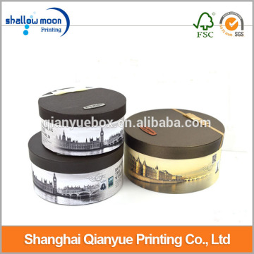 wholesale custom round cardboard gift boxes