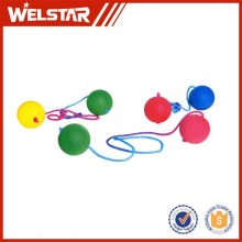Wholesales Two Swing Balls Rubber Ball with Tether Rubber Tether Ball for dog