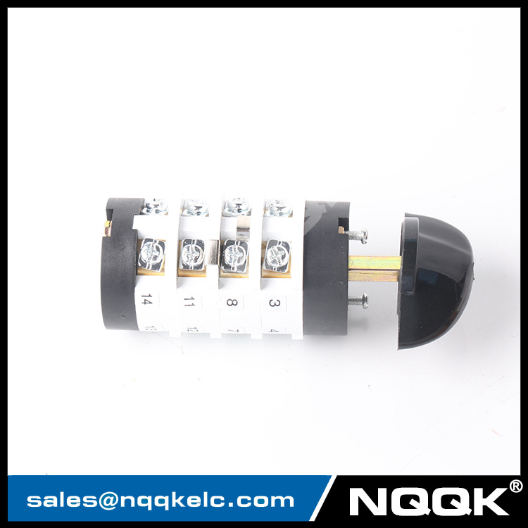 LW31-20 20A 4 position 4P rotary cam switch for electric motors