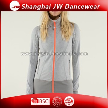 yoga jacket, running jacket, supplex fitness jacket