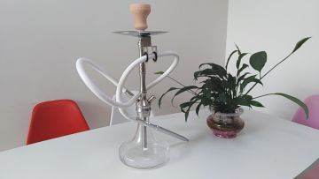 wholesale china supplier single hose shishas bucks stainless steel hookah