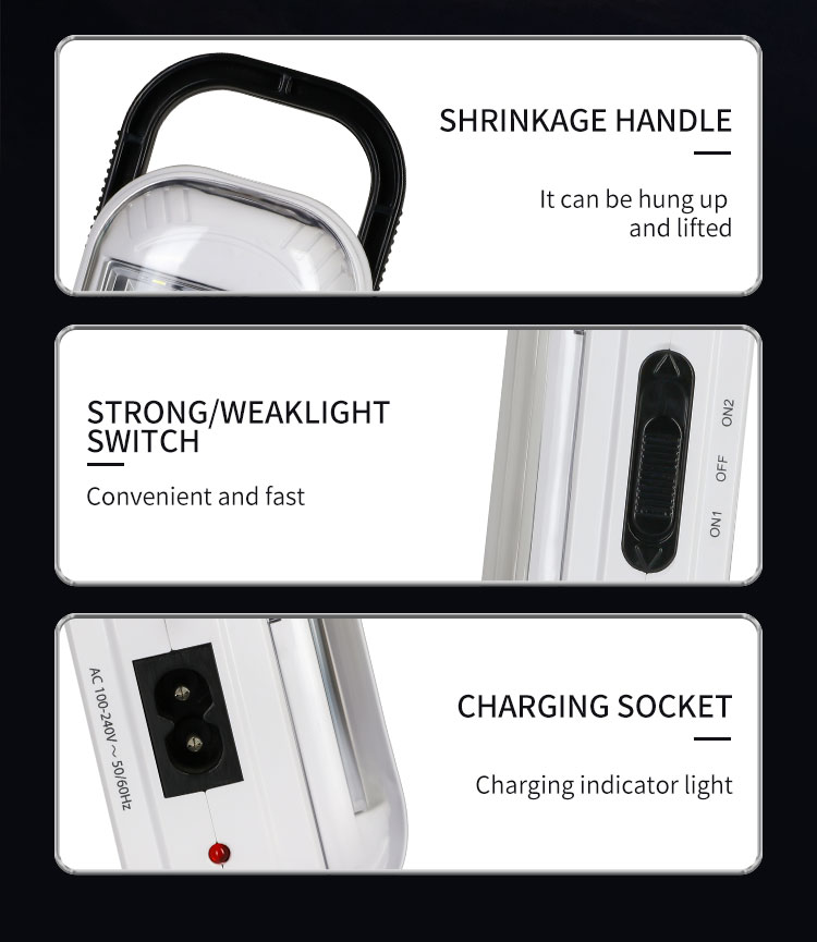 Portable LED Rechargeable Emergency Camping Light with Handle-713C-detail-6 Portable LED Rechargeable Emergency Camping Light with Handle-713C-detail-6