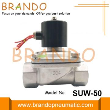 2 `` Paslanmaz Çelik Solenoid Su Vanaları SUW-50 2S500-50