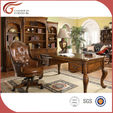 oak corner wood bookcases library cabinet customized A21