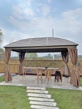 Miranda outdoor Metal Hardtop Gazebo Canopy Pavilion