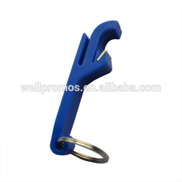 most cheap plastic bottle opener keyring for promos