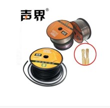 20AWG purple speaker cables stereo install