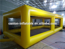 Customized Size Giant Yellow Inflatable Batting Cage for Baseball Games