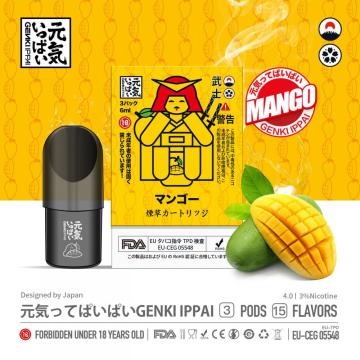 Flavour de la gousse de vape jetable la plus vendue sous forme de mangue