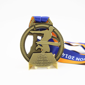 Mejor precio Medalla de carrera deportiva de bronce metal