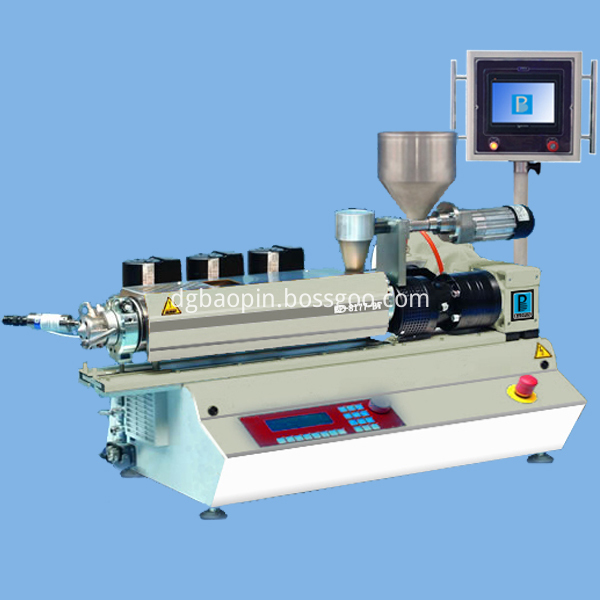 PLC control desktop small twin screw extruder