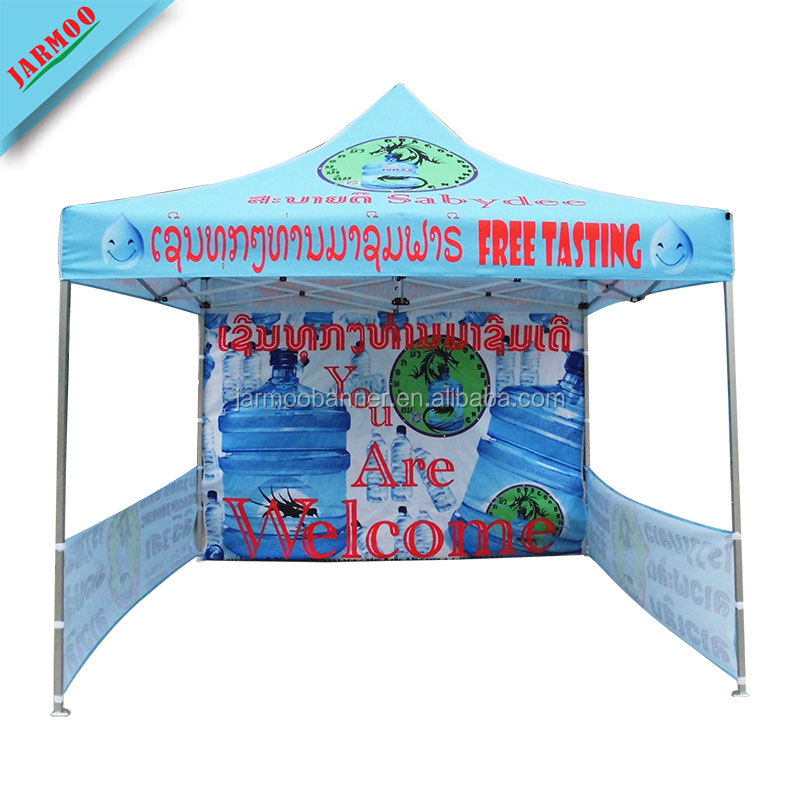 Custom Sublimation Print Outdoor Canopy Pop Up Canopy