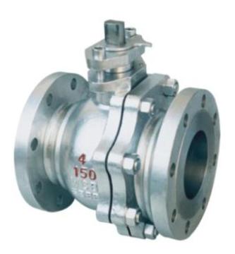 2 PC Cast Body Floating Ball Valve
