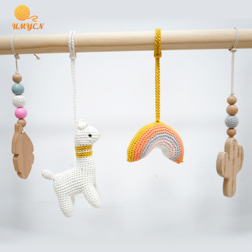 Πλέκω Llama Baby Play Γυμναστήριο Με κρεμαστή Teether